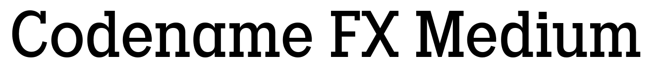 Codename FX Medium